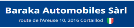 Logo Baraka Automobiles Sàrl