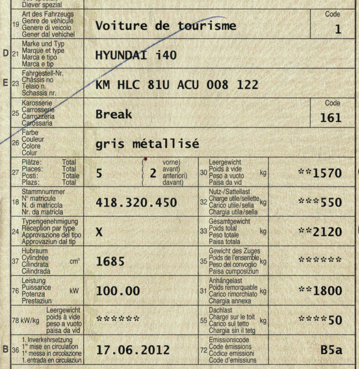 Hyundai I40 1.7 CRDI - Image 1