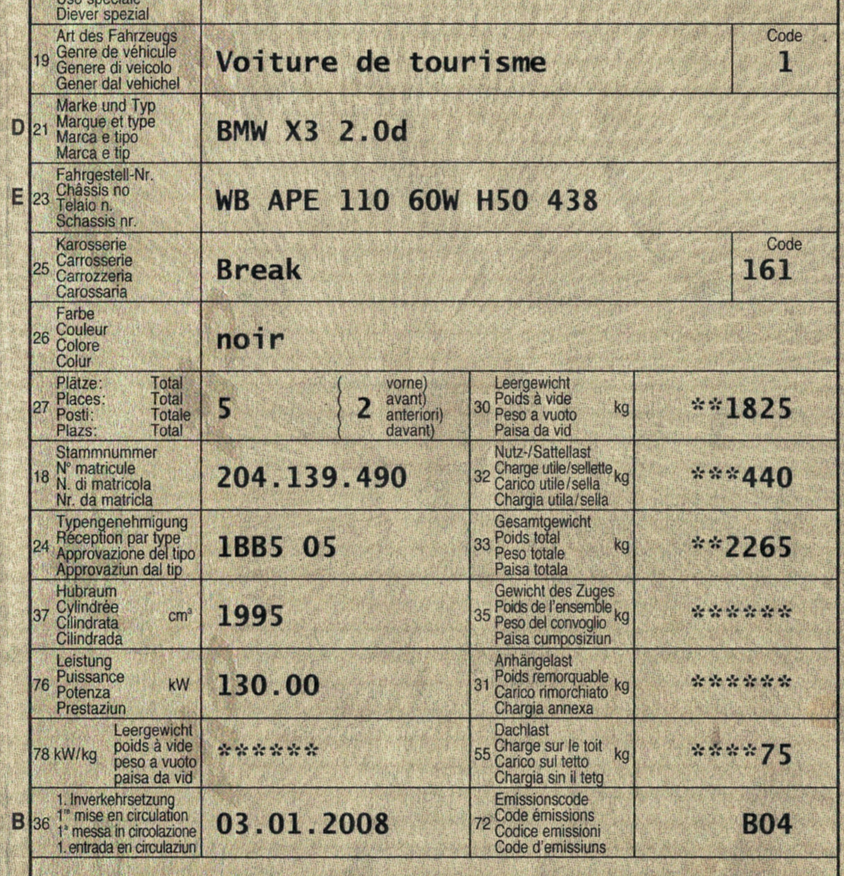 BMW X3 2.0d - Image 1