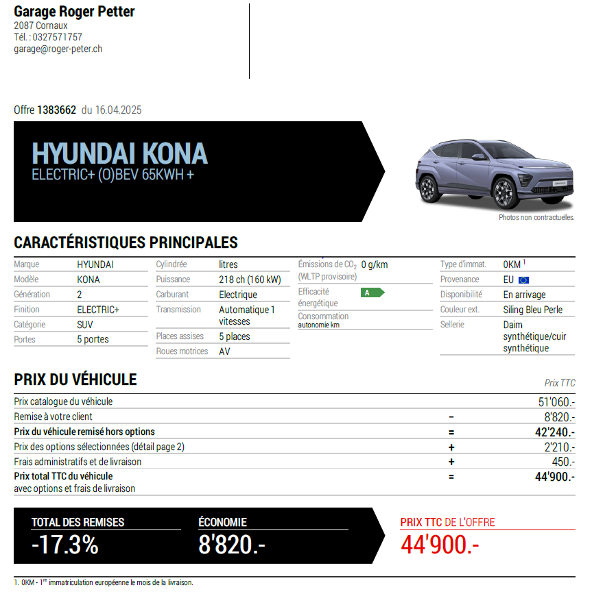 Hyundai Kona Electric +  - Image 1