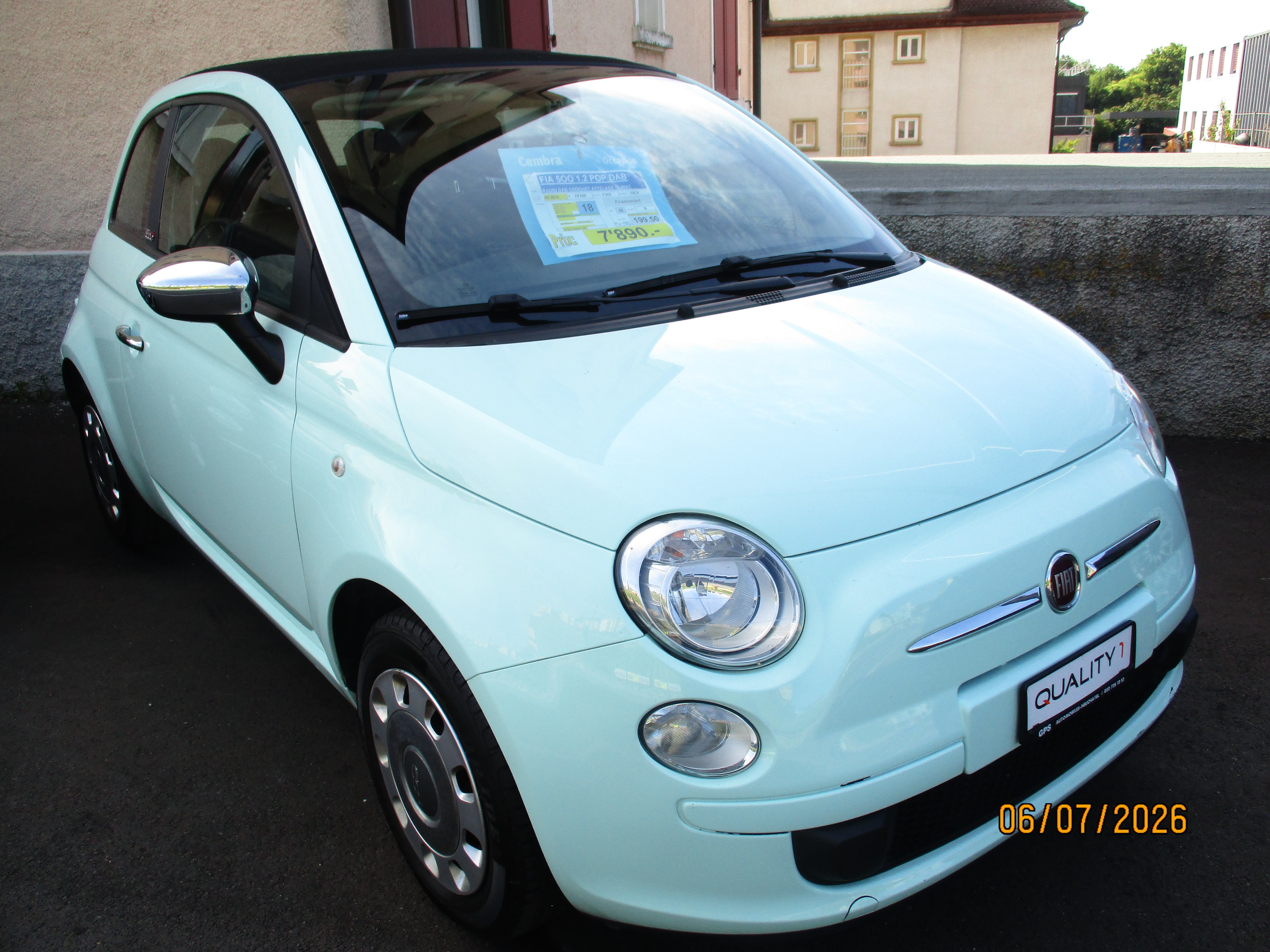 FIAT 500C 1.2 Pop DAB TEL - Image 2